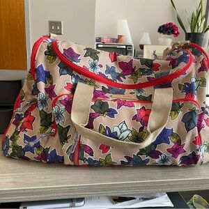 Vera Bradley falling leaves gym bag